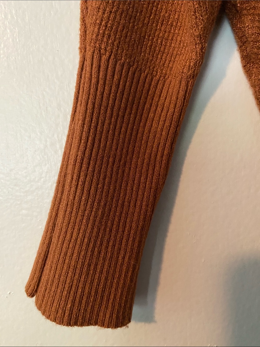 Tahari Women's Burnt Orange Crew Neck Sweater - Picture 4 of 4